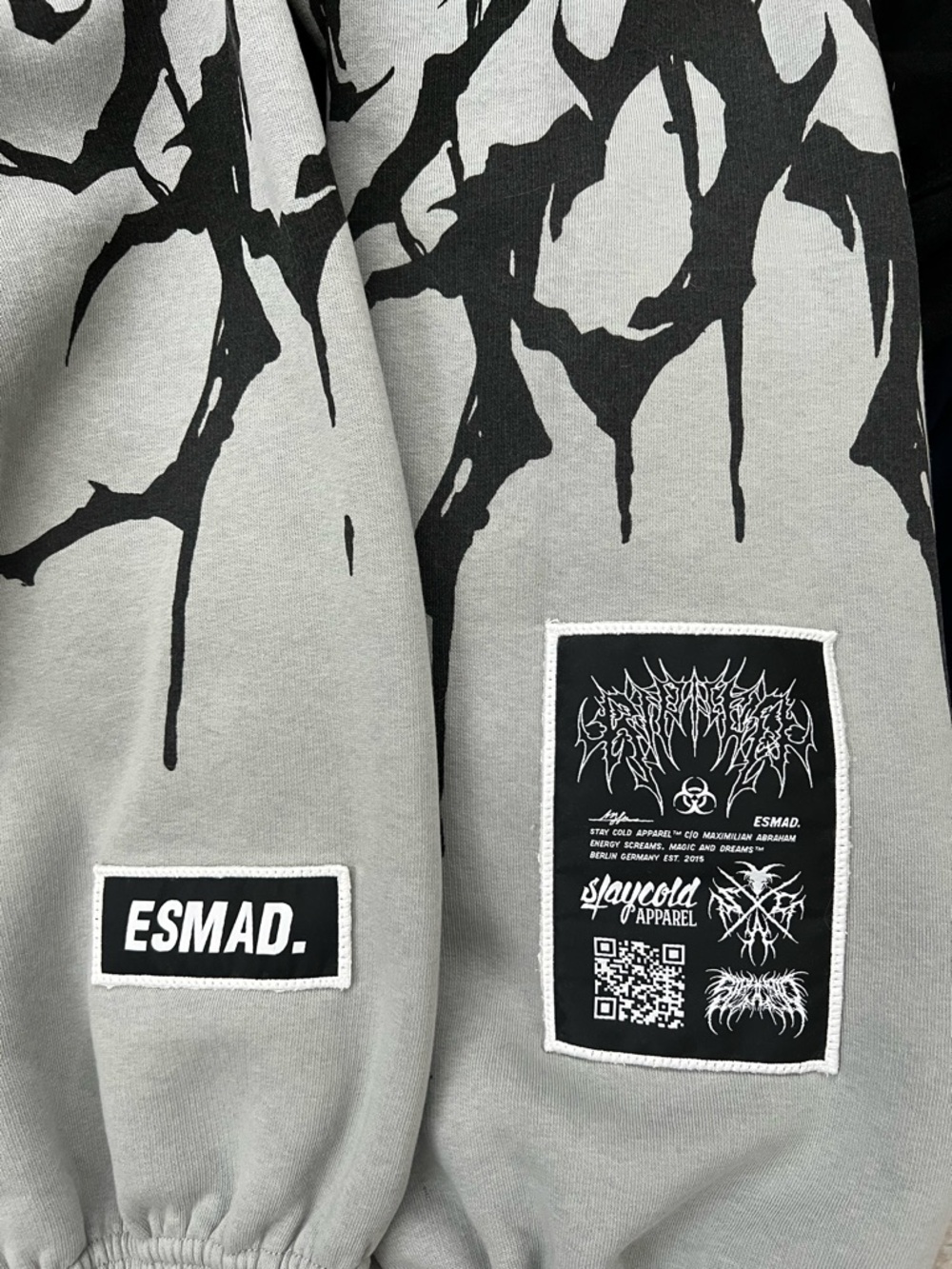 Stay Cold Apparel ESMAD. Gray/Black joggers - Picture 2 of 5